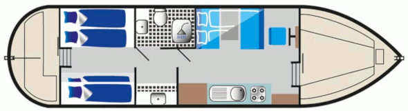 Houseboat Galle floor plan