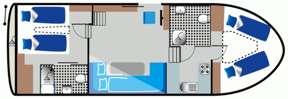 House boat Haines 1070 floor plan Haines 1070 floor plan