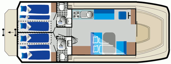 House boat vetus 1000 floor plan